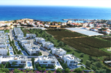 View on the Premier Pearl villas on the seacoast of Cyprus